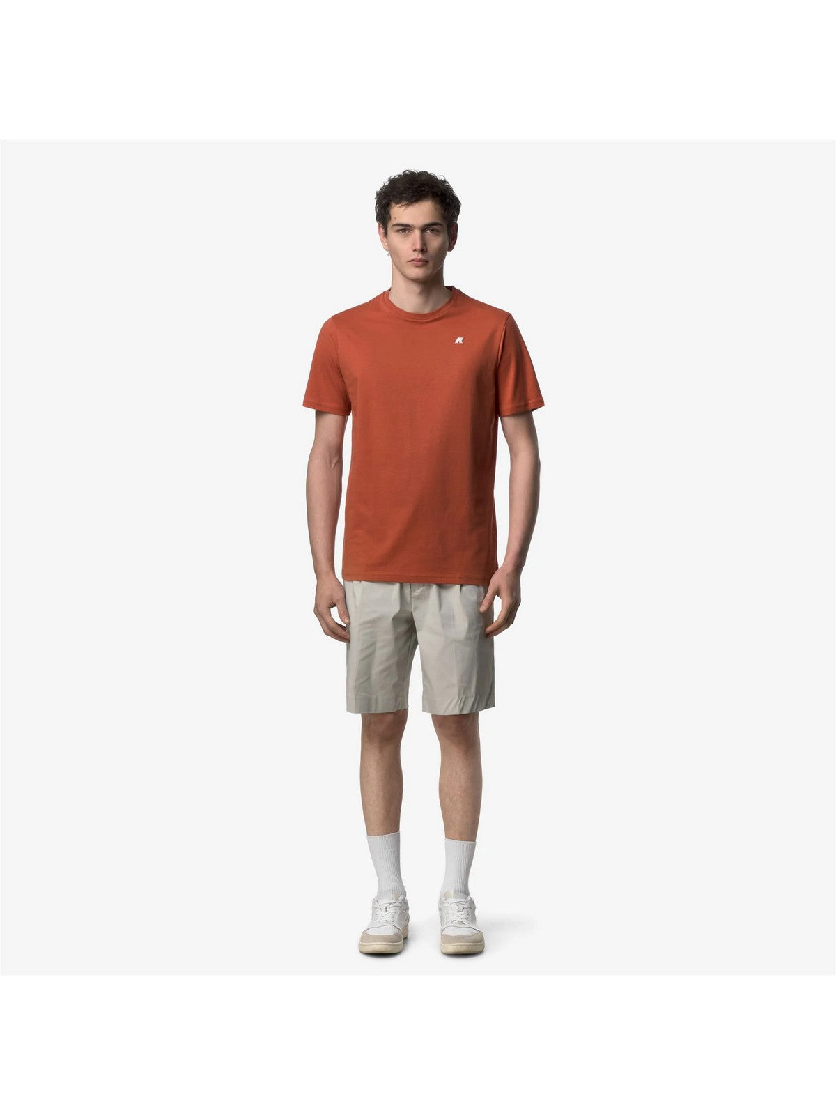K-WAY T-shirt Uomo ODOM JERSEY K7125UW 896 Orange Brownish