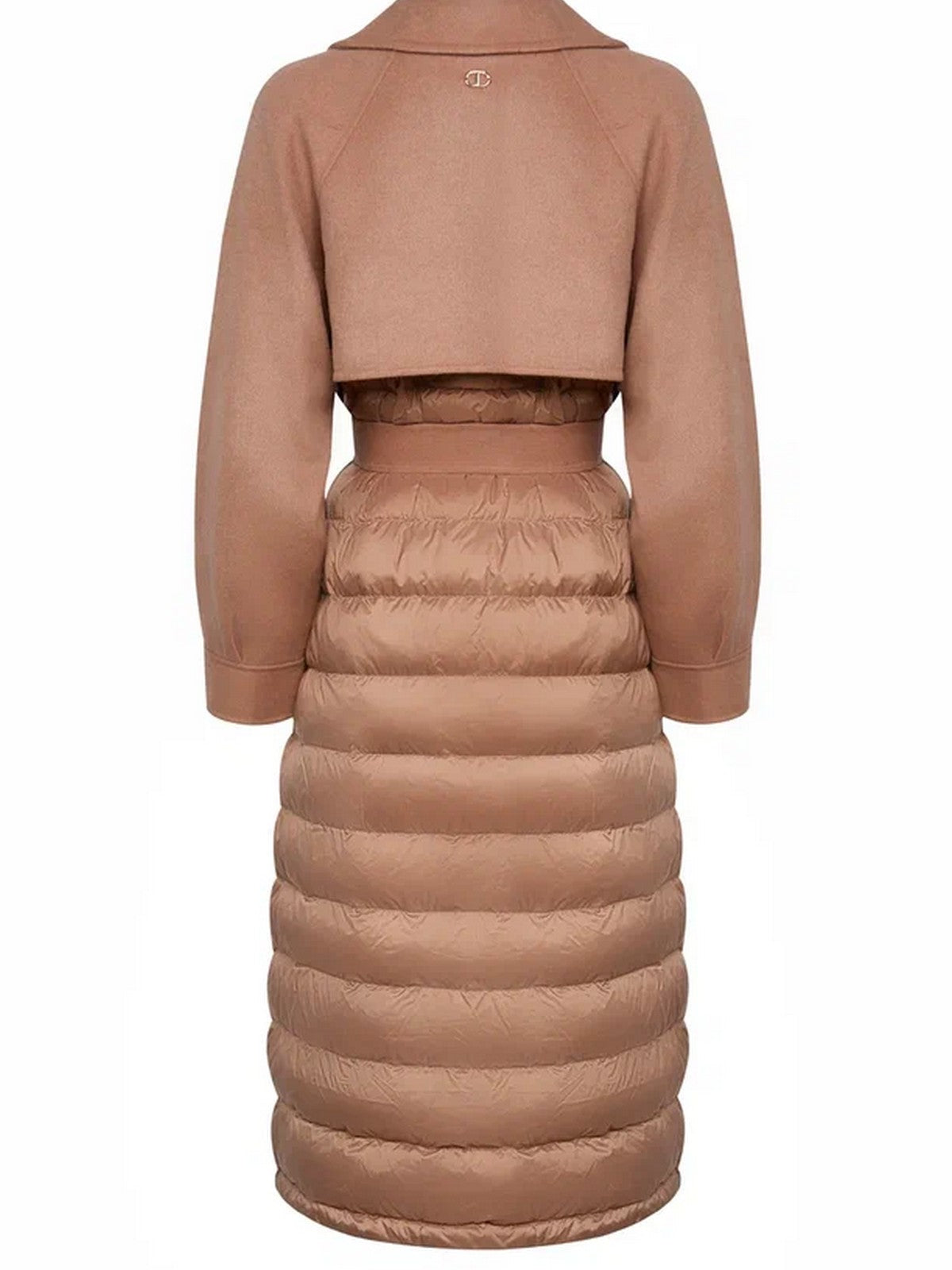 TWINSET Piumino Donna PADDED CITY COATS 252TP2221 11754 SANDY BROWN