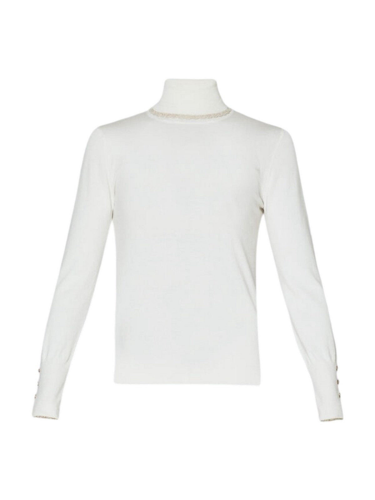 LIU JO WHITE Maglione dolcevita Donna  WF4008MS49I 10701 Bianco