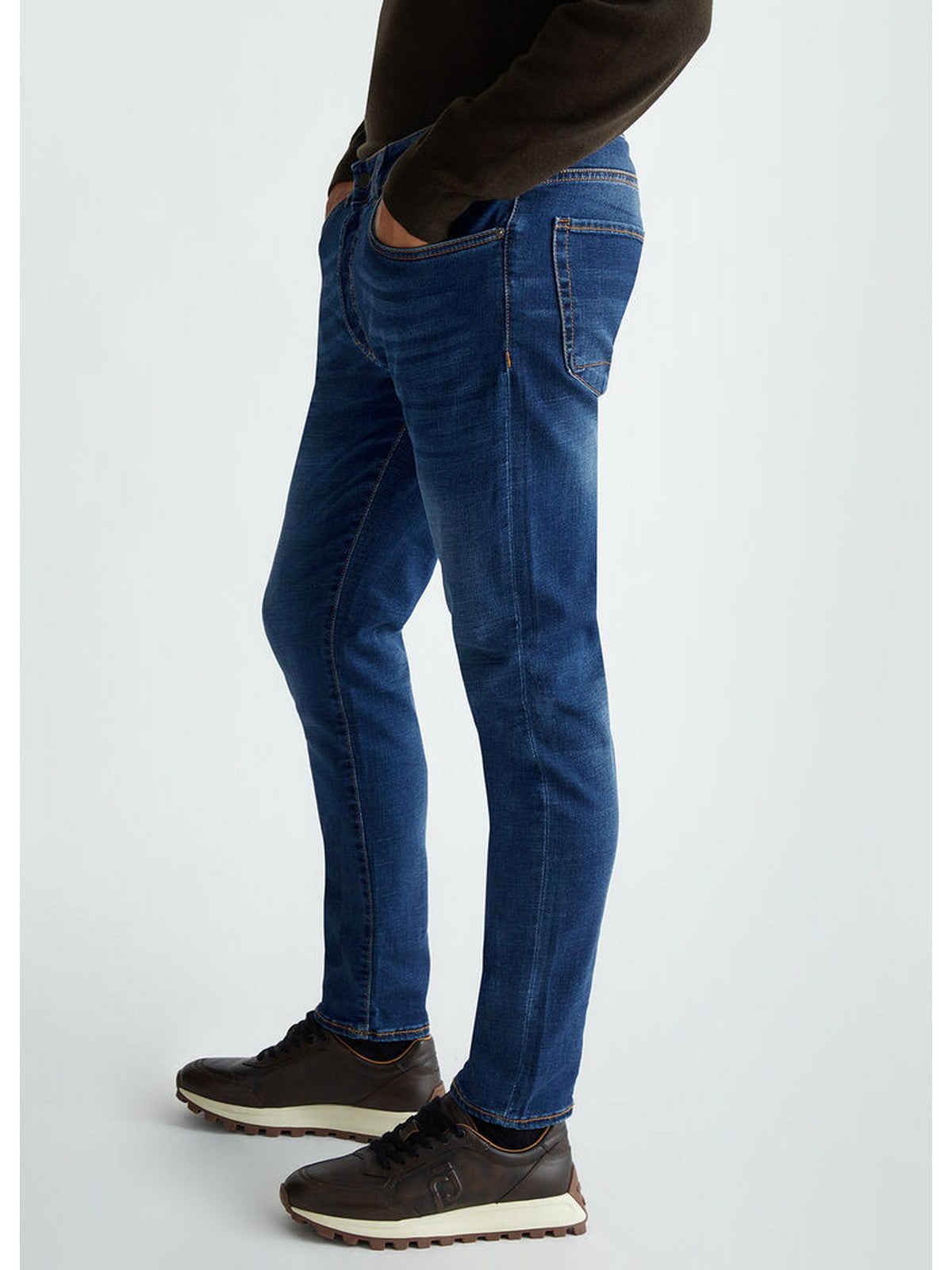 LIU JO UOMO Jeans Uomo  QXX022D4970 77018 Blu