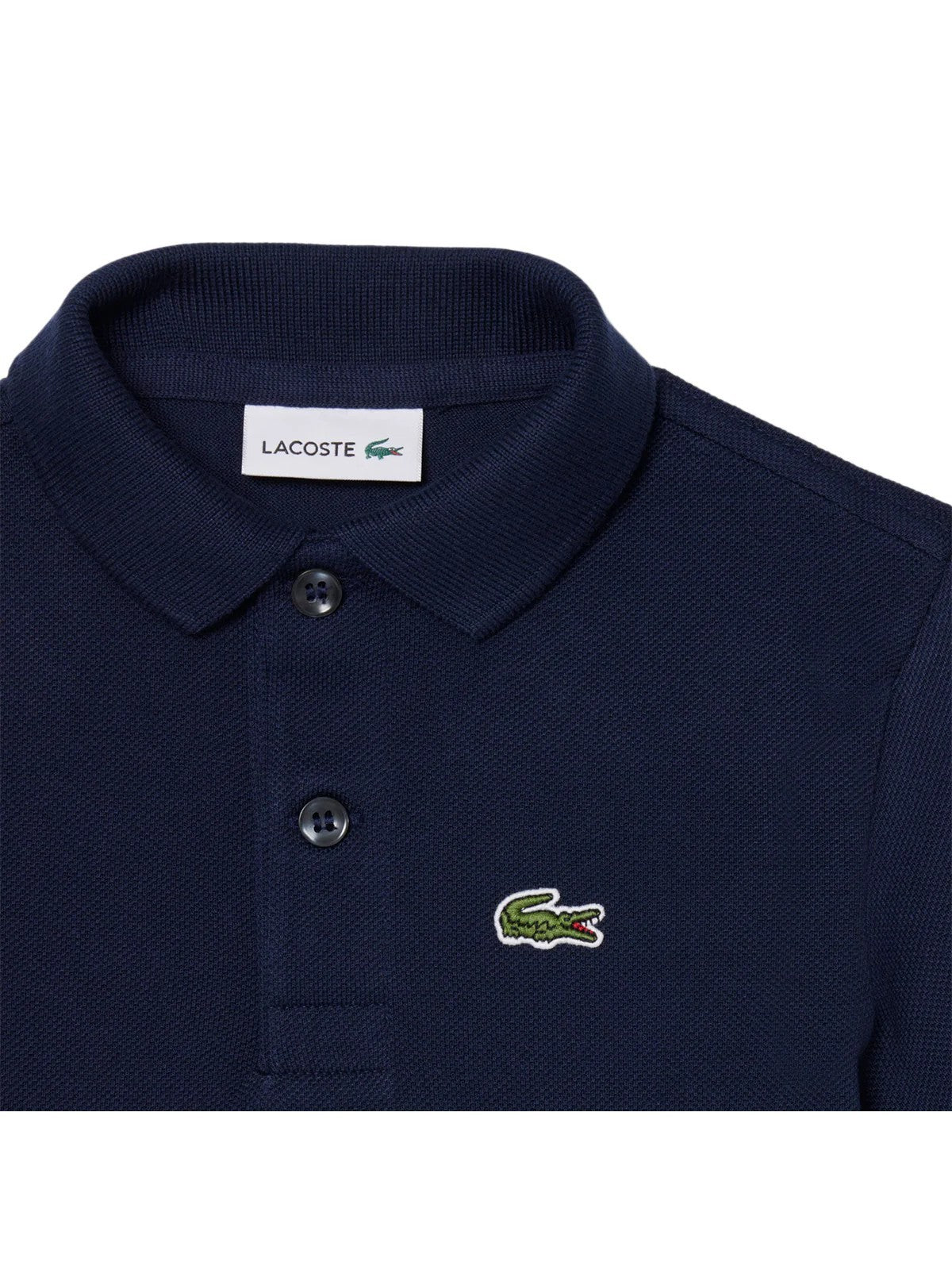 LACOSTE KIDS Polo Unisex bambino LCB NON-ORGANIC PETIT PIQUE PO 947354 UGW Blu