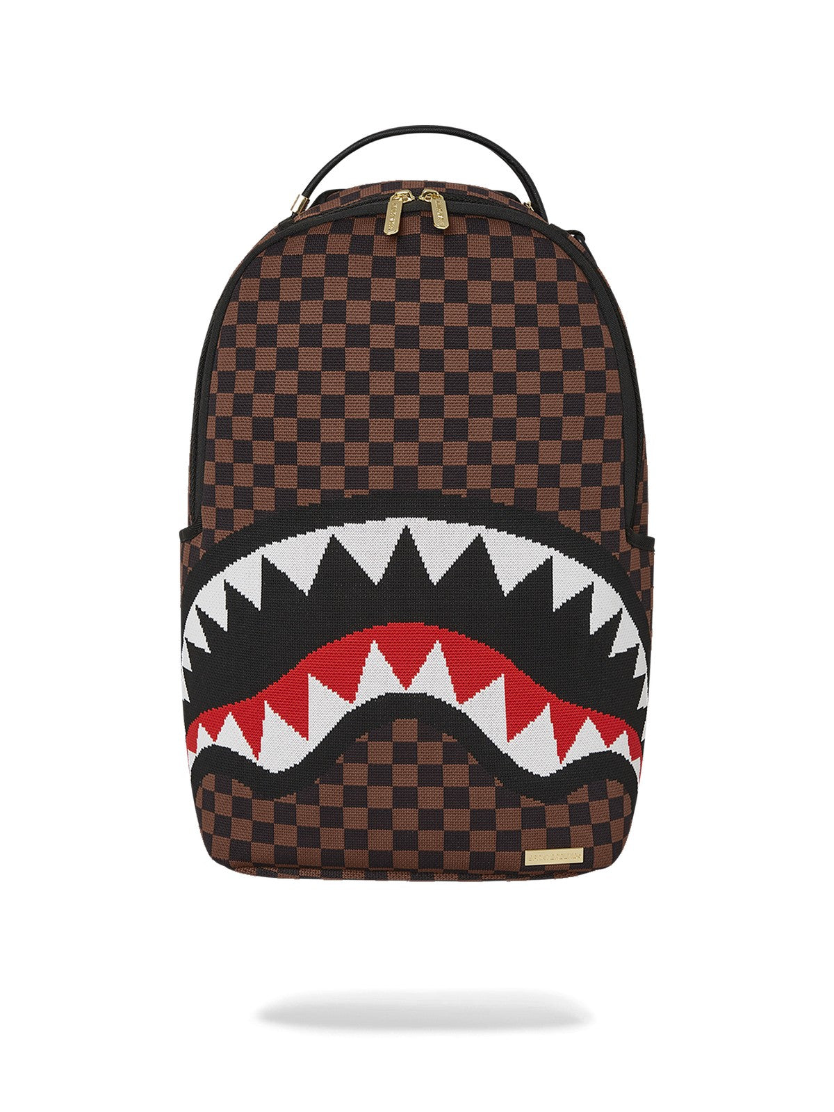 SPRAYGROUND Mochila masculina de tiburones Knit en París 2.0 mochila 910b6778nsz Marrone