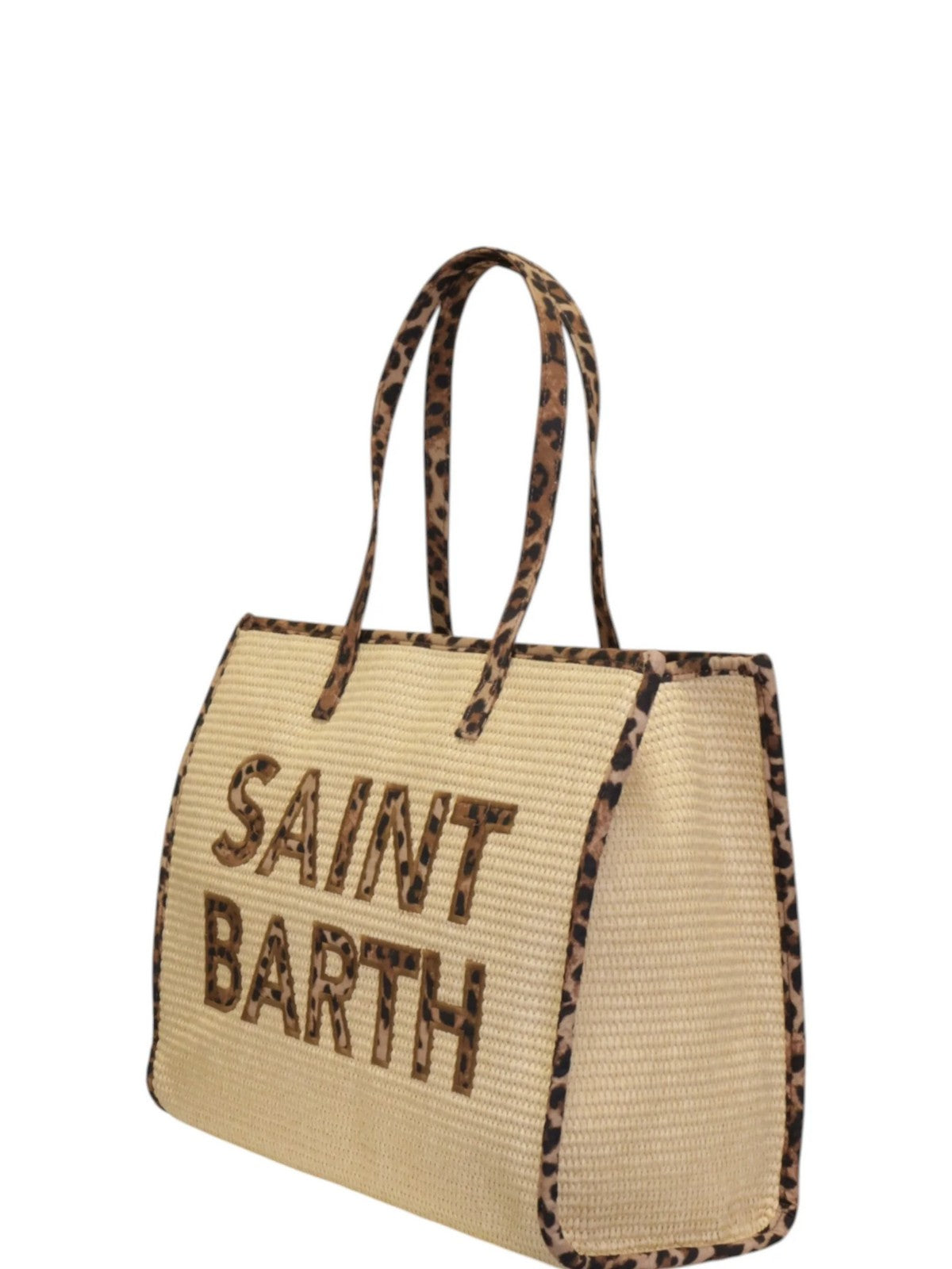 MC2 SAINT BARTH Borsa Donna  VIVIAN STRAW 00369L 11 PATCH LEOPARD 18
