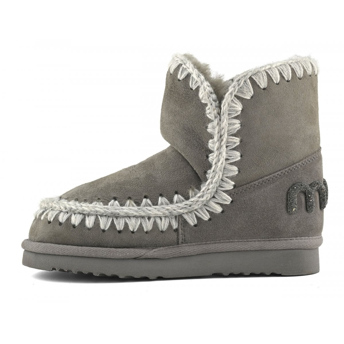 MOU Stivali e Stivaletti Donna ESKIMO 18 GLITTER LOGO MU.FW101050A NGRY New Grey