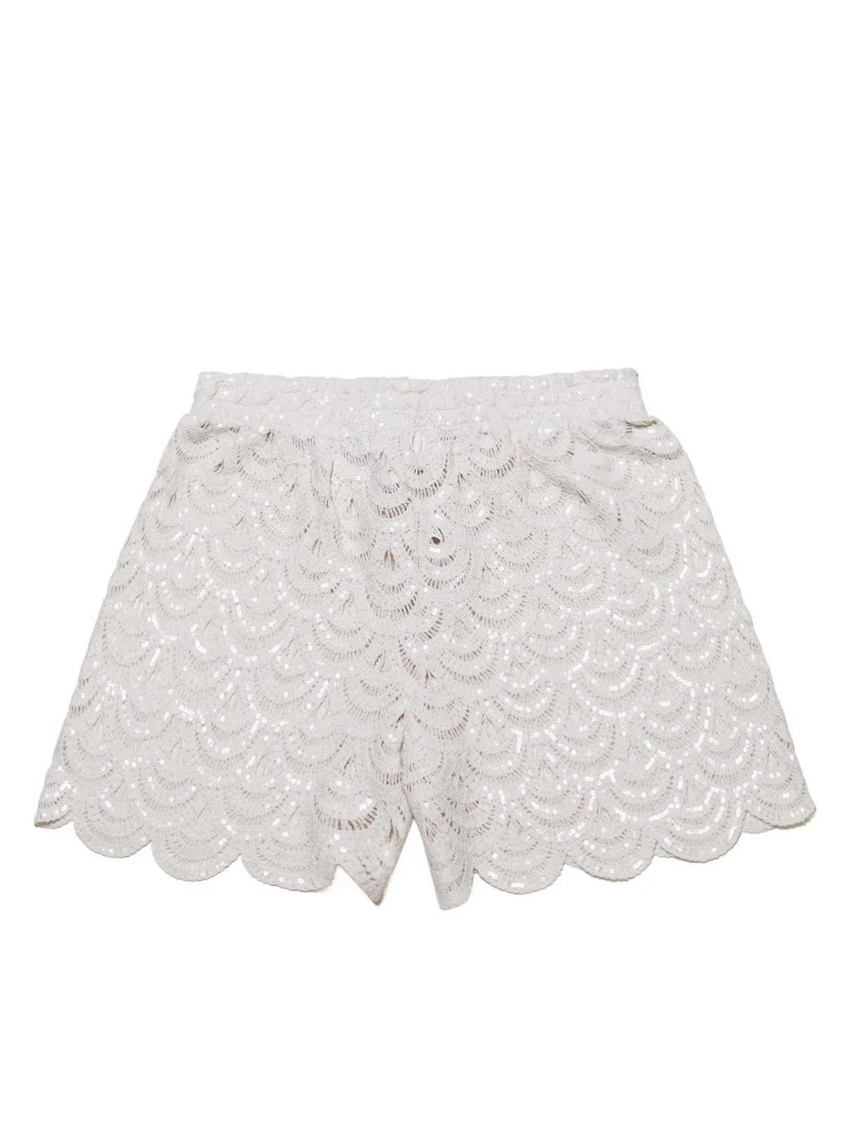 MC2 SAINT BARTH Pantaloncino Donna  MEAVE 01719L CROCHET SHELL PAILLETTES 10