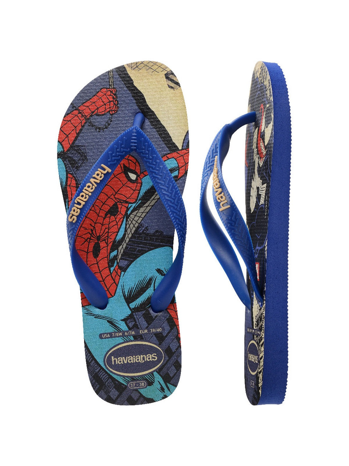HAVAIANAS Infradito Uomo Hav. Top Marvel Classic 4147012.2711 Blu gioboutiqueweb