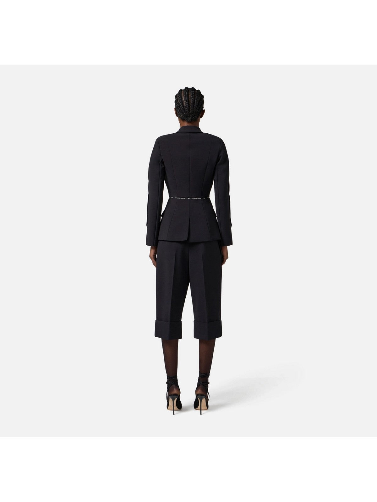 ELISABETTA FRANCHI Giacca Donna  GI17156E2 110 Nero gioboutiqueweb