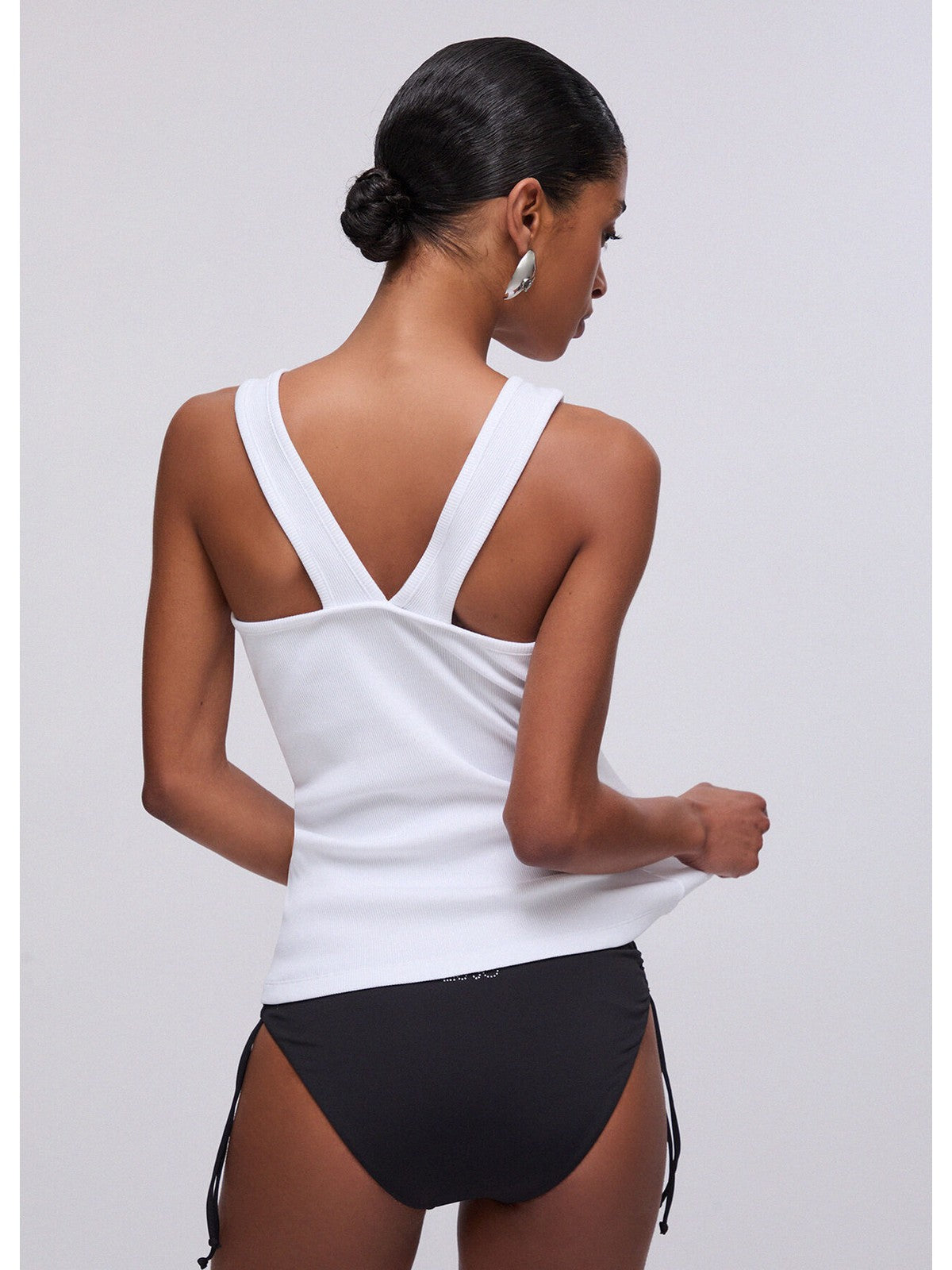 LIU JO BEACHWEAR Top Donna  VA6122J4822 11110 Bianco
