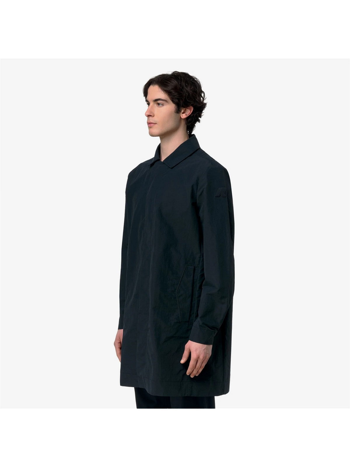 K-WAY Giubbino Uomo POIROL COTTON BLEND K31425W K89 BLUE DEPTH