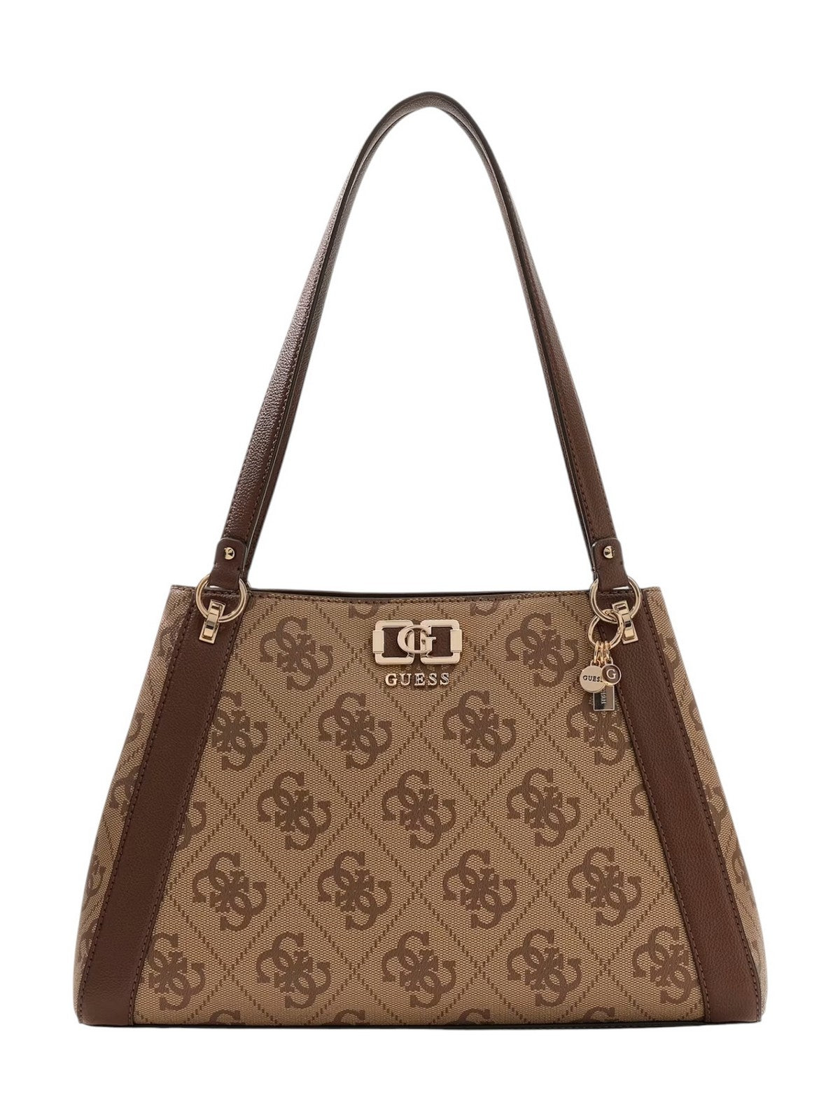 GUESS Borsa Donna KARNILLA LOGO GFRIEND CARRYALL HWOS99 01220 LGW LATTE LOGO/BROWN