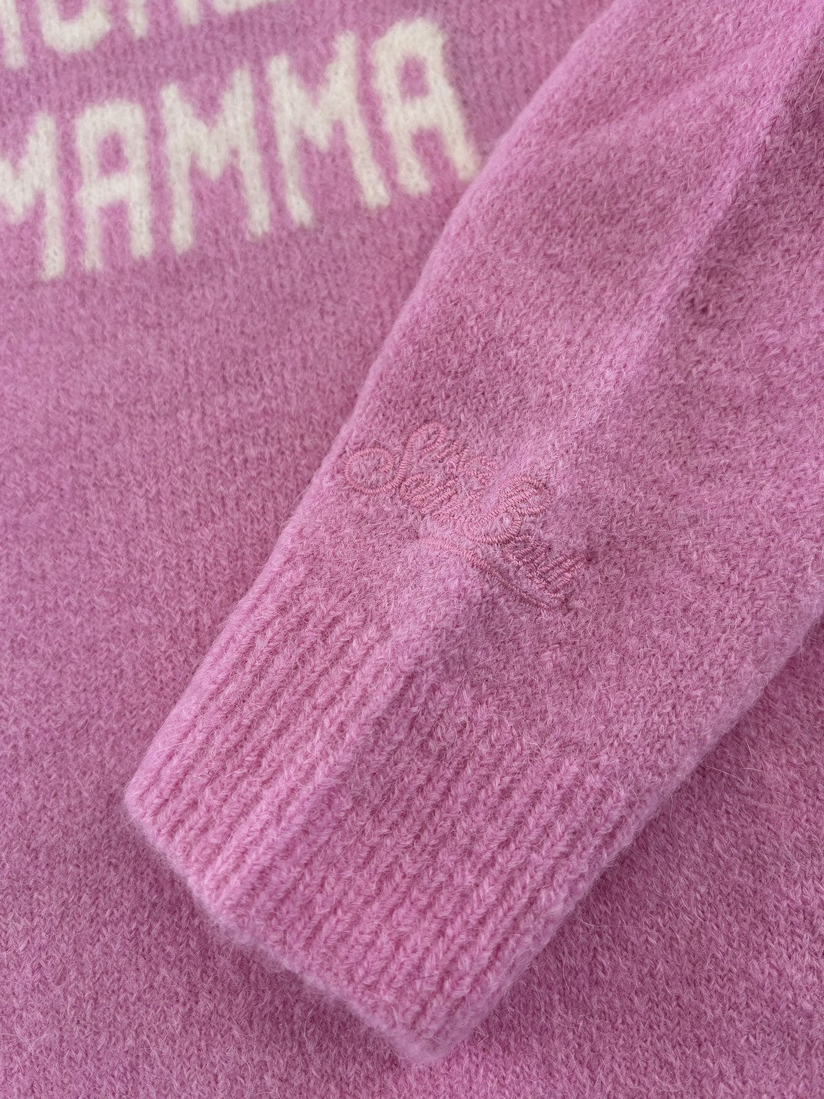 MC2 SAINT BARTH Maglione Bambine e ragazze  PRINCESS ALPACA 02110I AMORE MAMMA 23