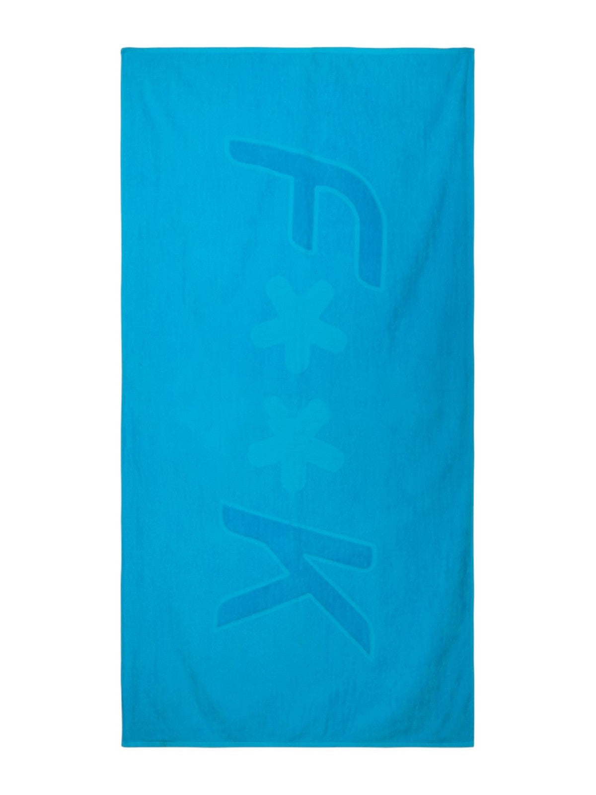 F**K Serviette de plage femme FK24-A270LG Bleu