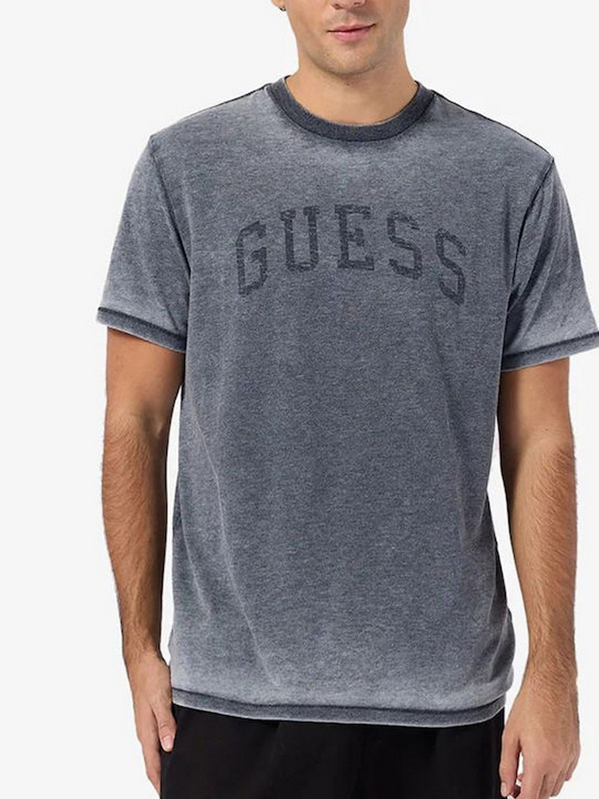 GUESS T-shirt Uomo SS BSC MARINE LOGO TEE M6RI11 KC4J0 G7V2 SMART BLUE