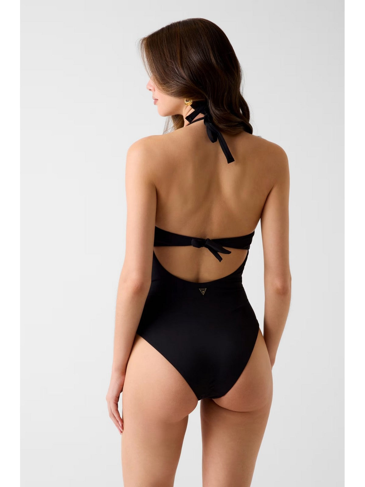 GUESS BEACHWEAR Costume da bagno Donna GAIA ONE PIECE SWIMSUIT E6GJ42 KG272 JBLK Jet Black A996 gioboutiqueweb