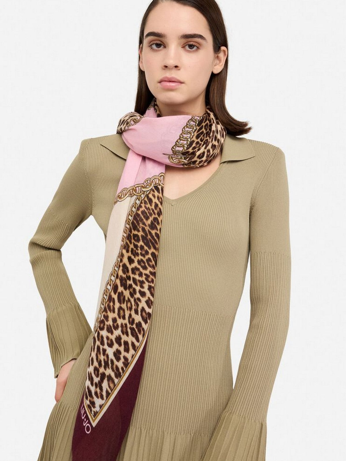 LIU JO SOFT Foulard Donna  2F5074T0300 91718 RED AUBERGINE