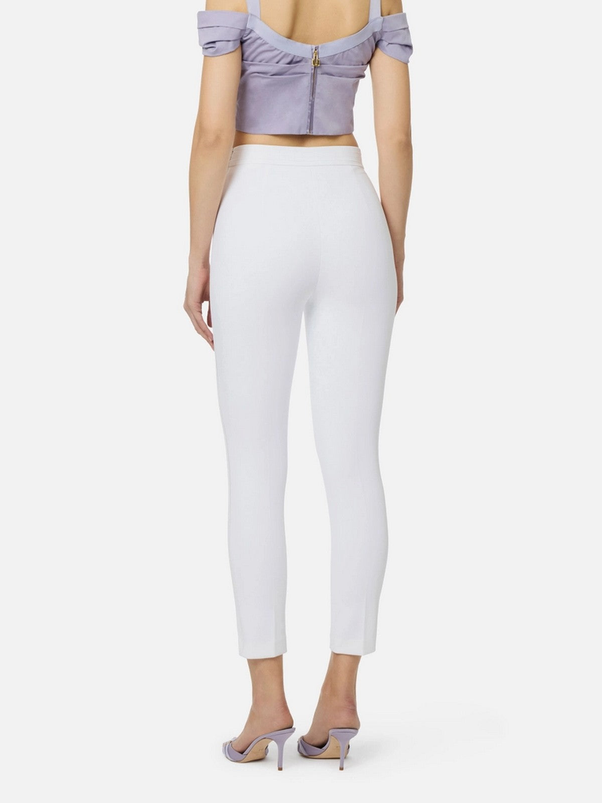 ELISABETTA FRANCHI Pantalone Donna  PA17061E2 360 Avorio