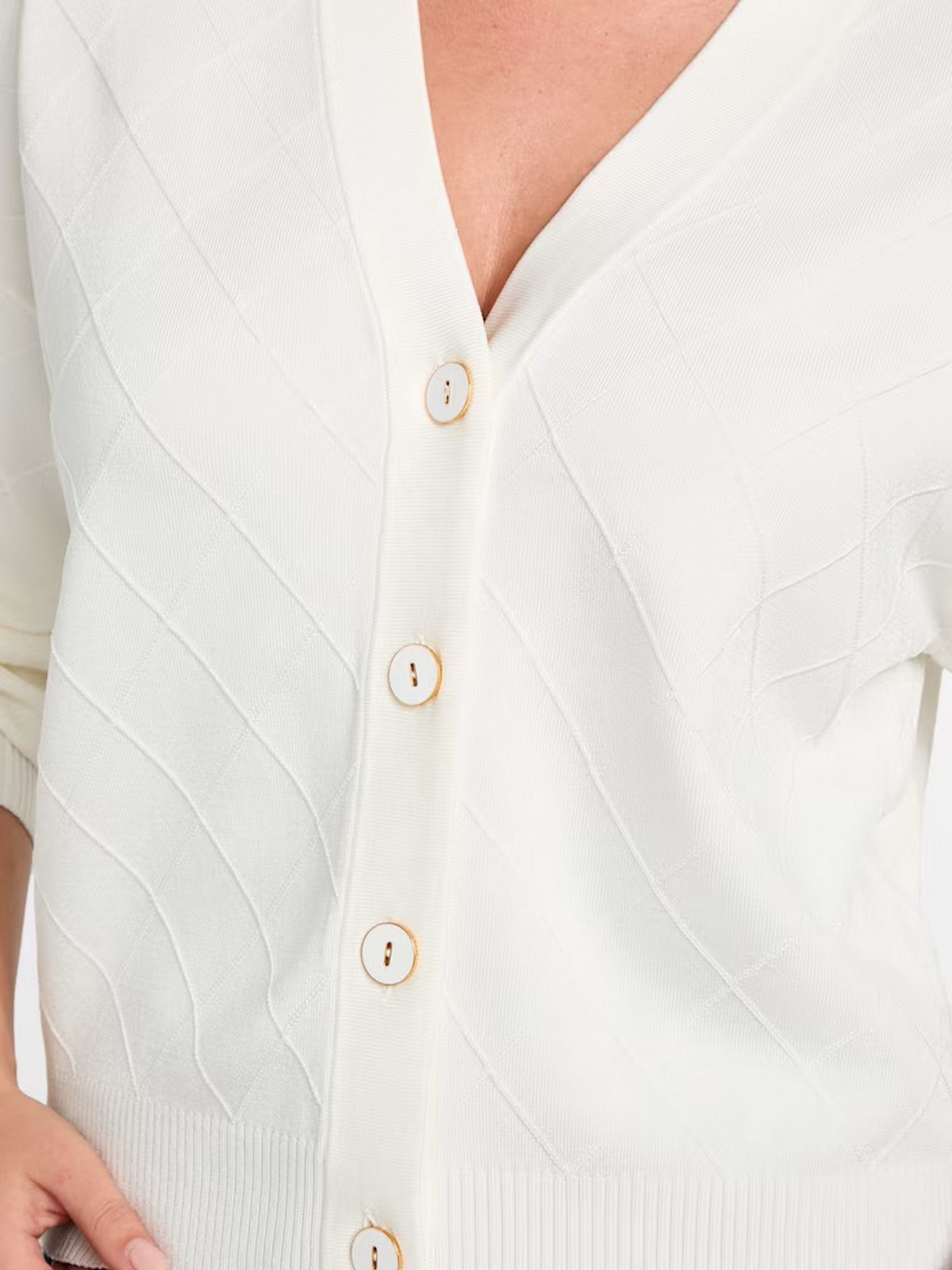 MARCIANO Cardigan Donna MILEY CARDI SWTR 5YGR13 5036Z G056 WHITE PEAKS