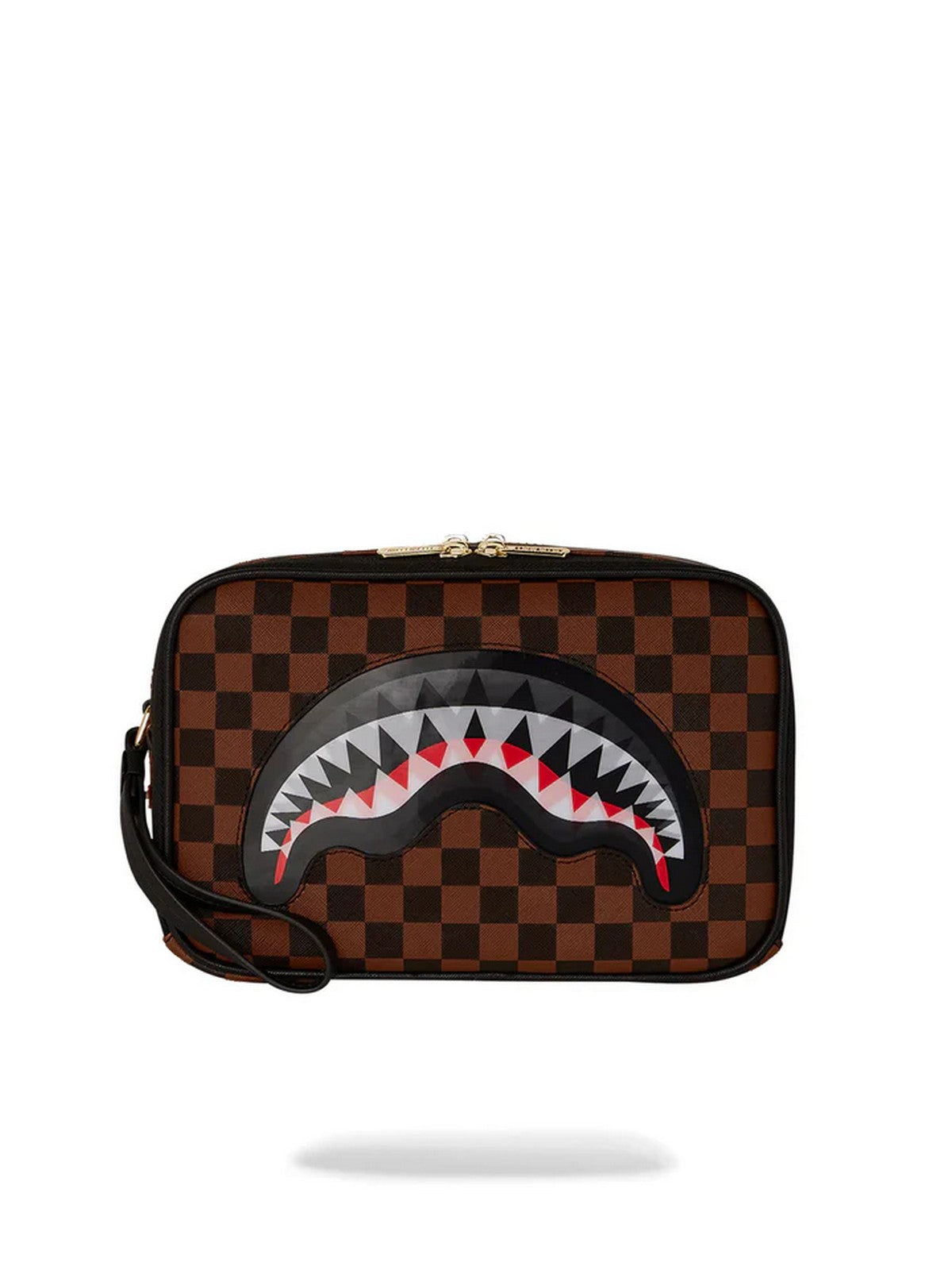 SPRAYGROUND Men's clutch bags Lenticular chomp toiletry brick 910b6525nsz brown