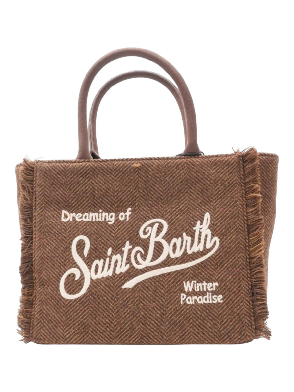 MC2 SAINT BARTH Borsa Donna  COLETTE WOOL 01352I HERRINGBONE 18 EMB