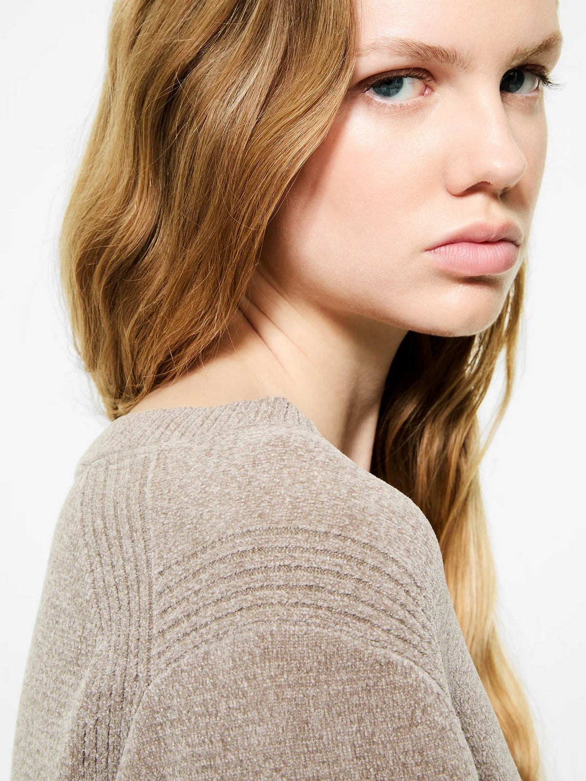 RRD Maglione Donna VELVET VENT V-NECK WOM KNIT W25634 87 87 TABACCO