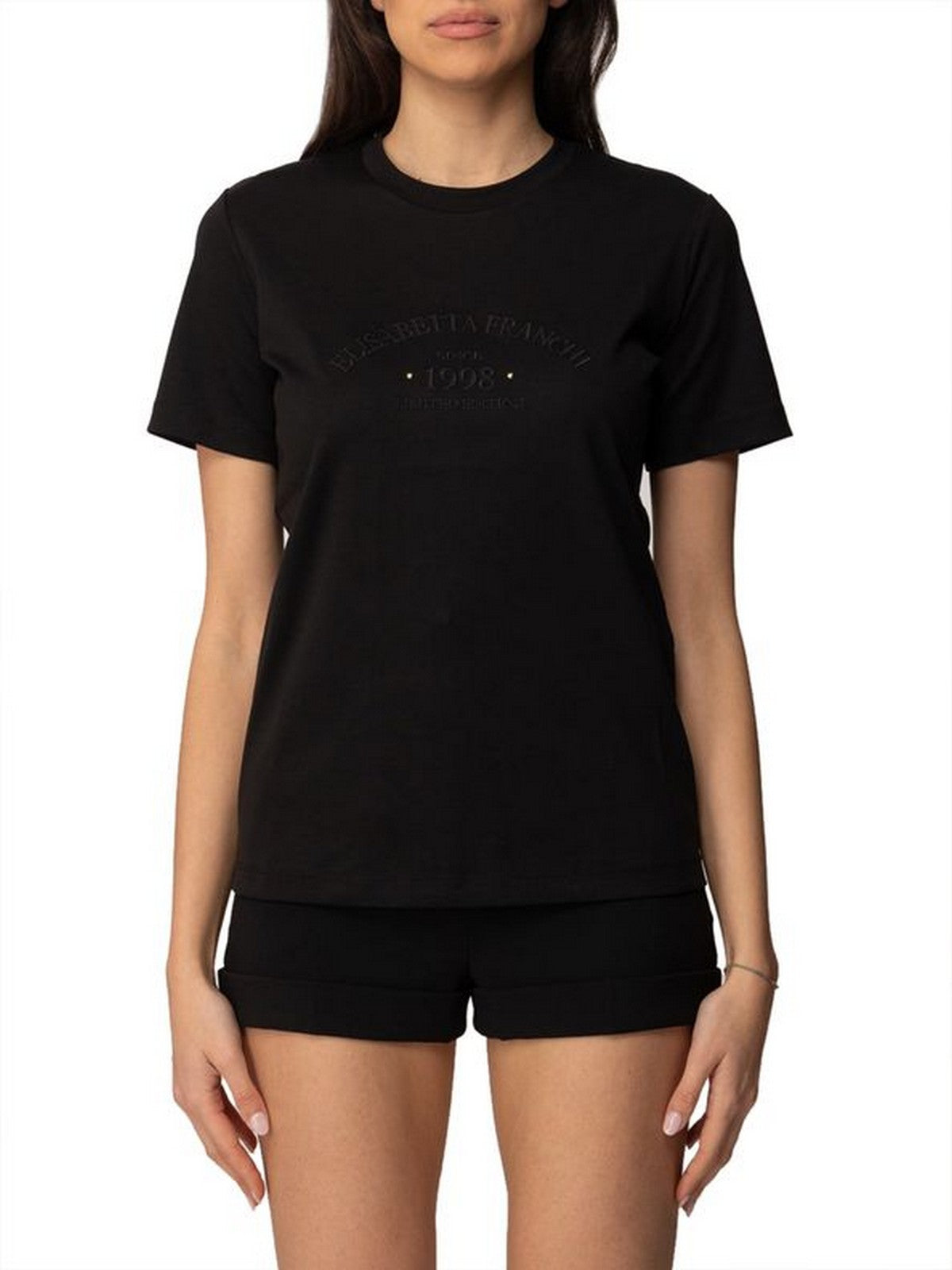 ELISABETTA FRANCHI T-shirt Donna  MA01761E2 110 Nero