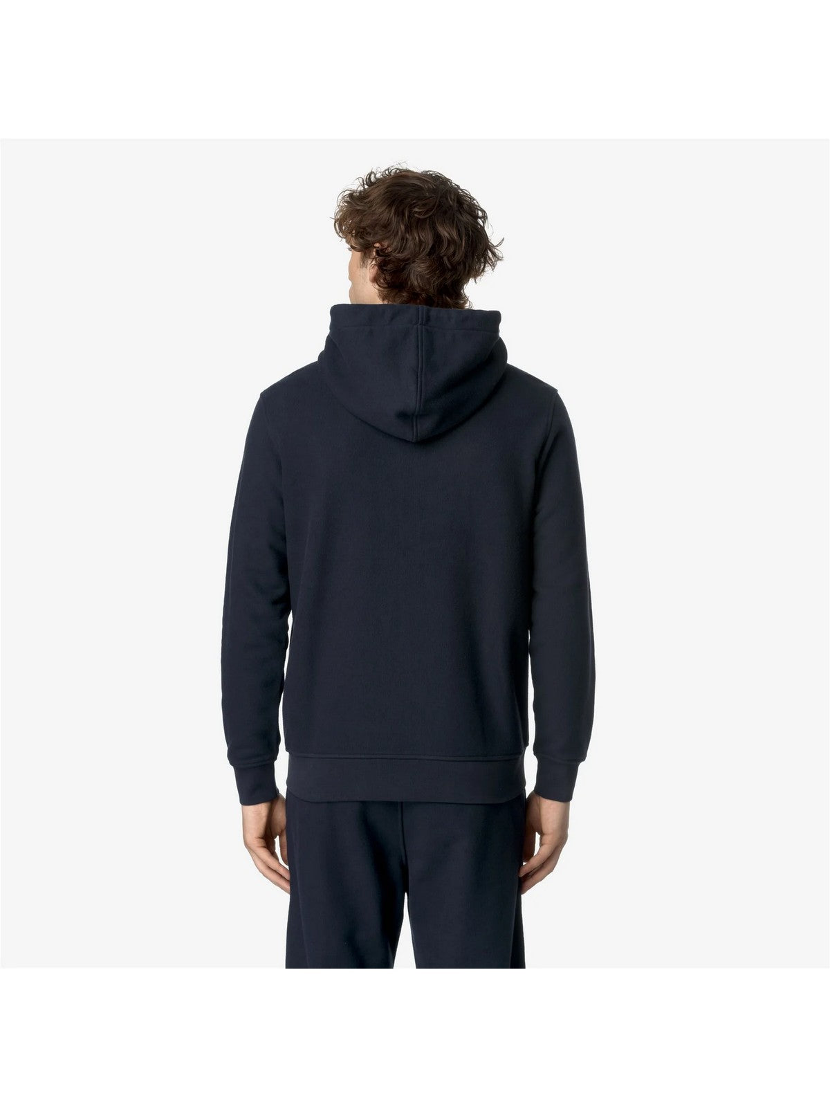 K-WAY Felpa Uomo ANTHONY HEAVY FLEECE K8133IW K89 Blu gioboutiqueweb