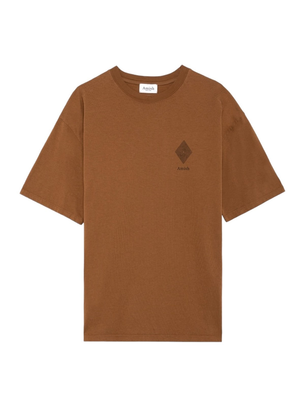 Amish t-shirt men amx034cg45xxxx c0072 orange