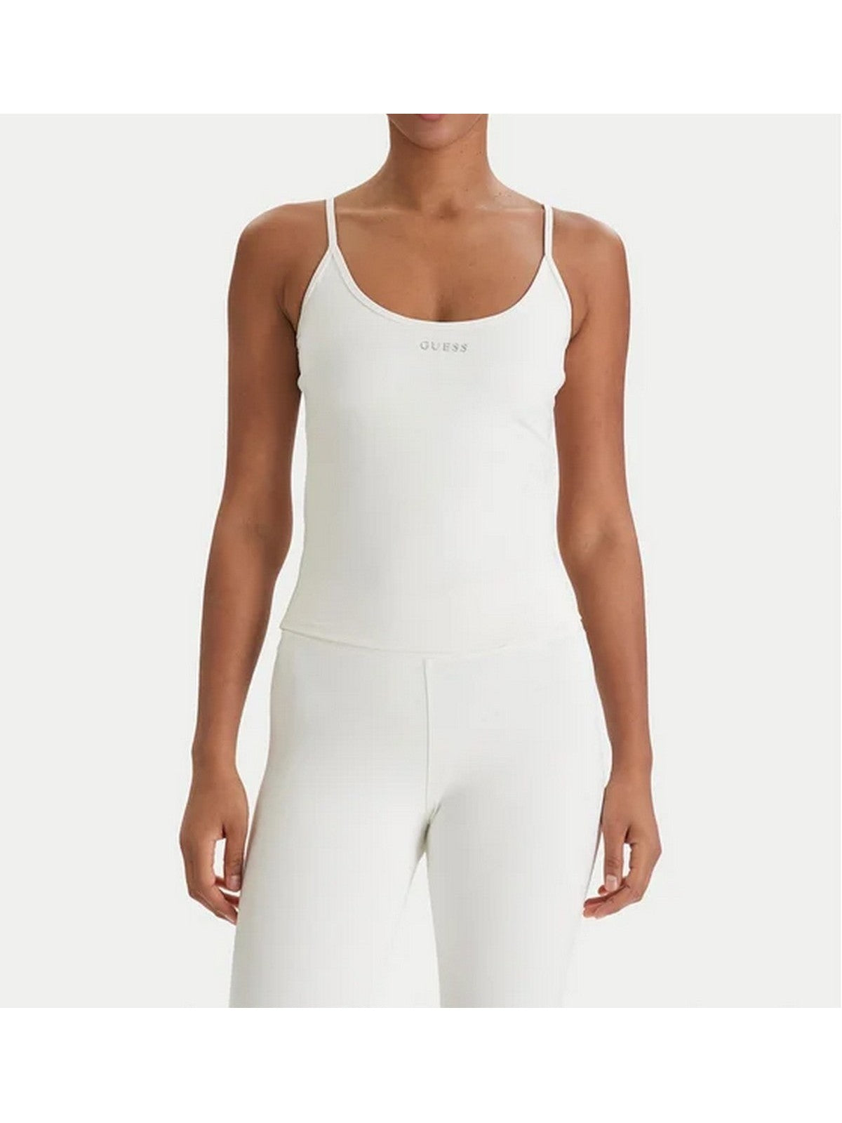GUESS SPORT Top Donna MARGOT ACTIVE TOP V6RP14 KD952 G027 WHITE GLAM