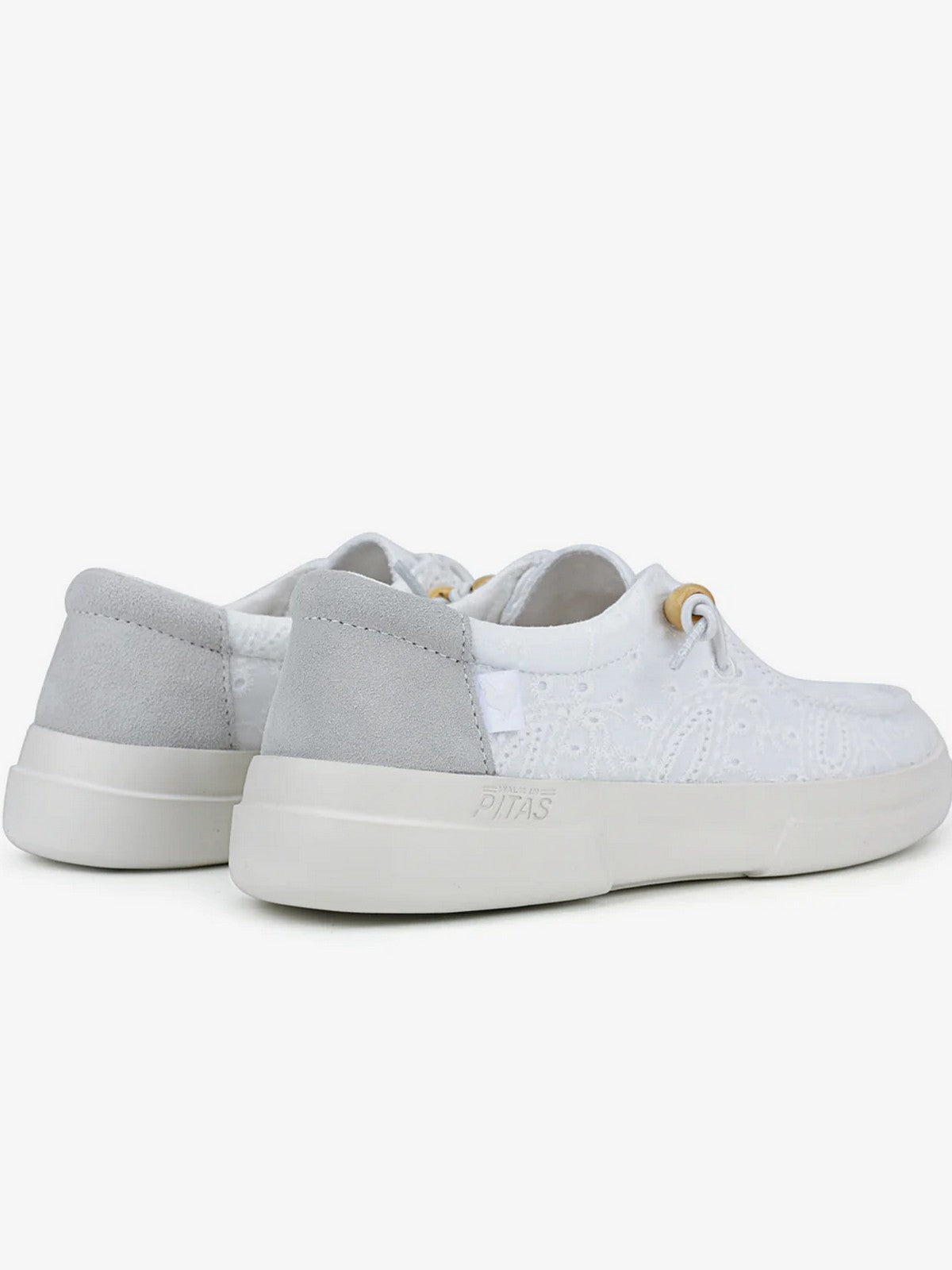 PITAS KILA BLANCO Mocassin Femme Blanc