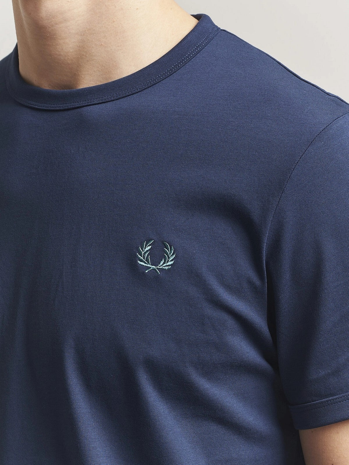 FRED PERRY T-shirt Uomo FP RINGER T-SHIRT FP-M3519-57 31B TENNIS BLUE