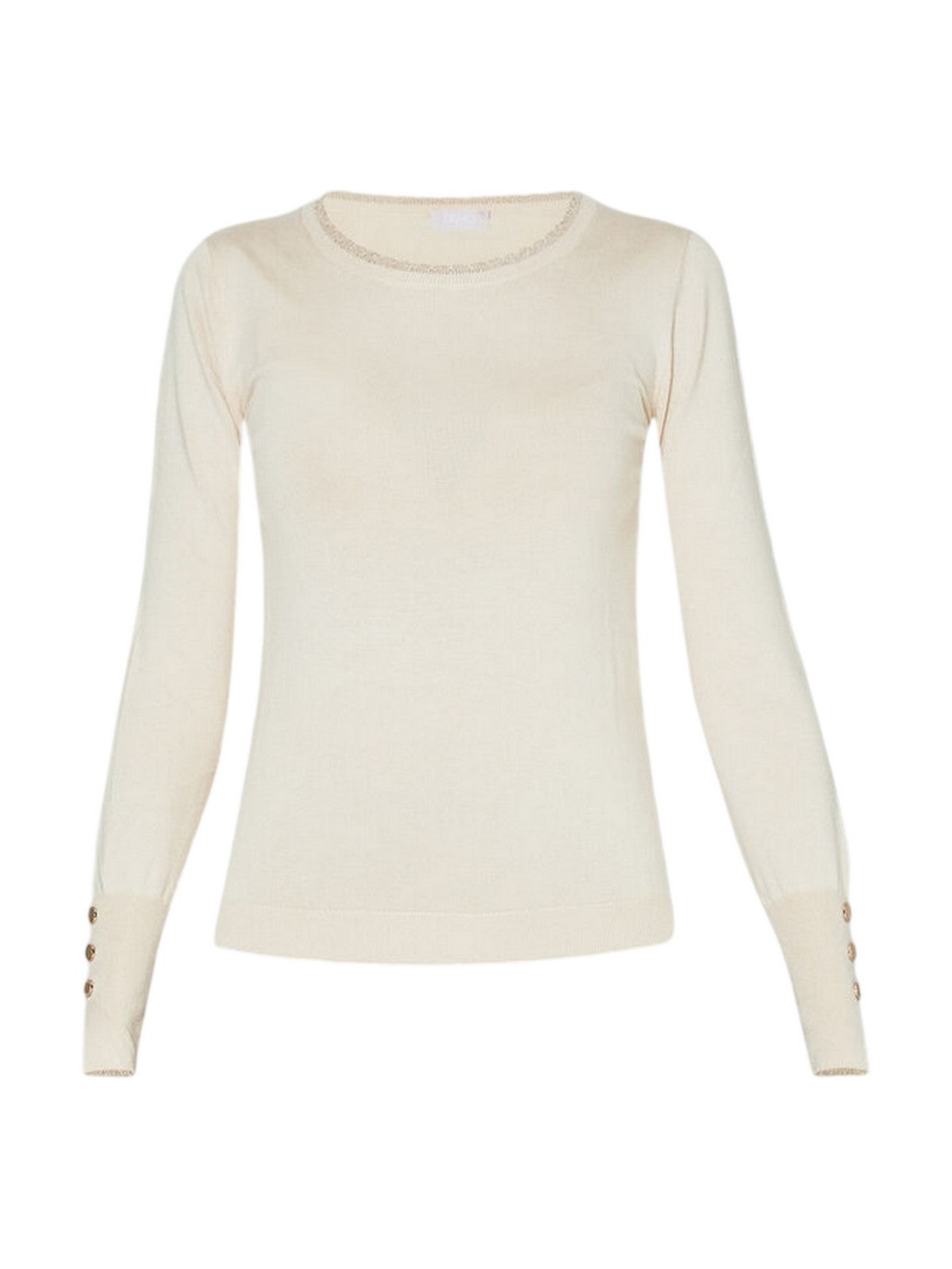 LIU JO WHITE Maglia Donna  WF4574MS49I X0623 Beige