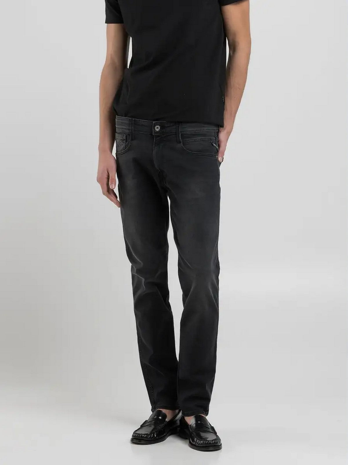 REPLAY Jeans Uomo  M914000103C36 097 DARK GREY gioboutiqueweb