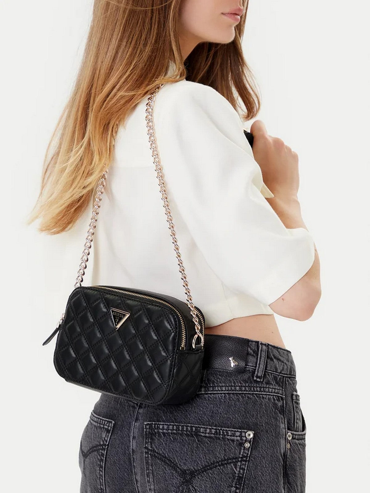 GUESS Borsa Donna GIULLY II CAMERA BAG HWQG96 73140 BLA BLACK