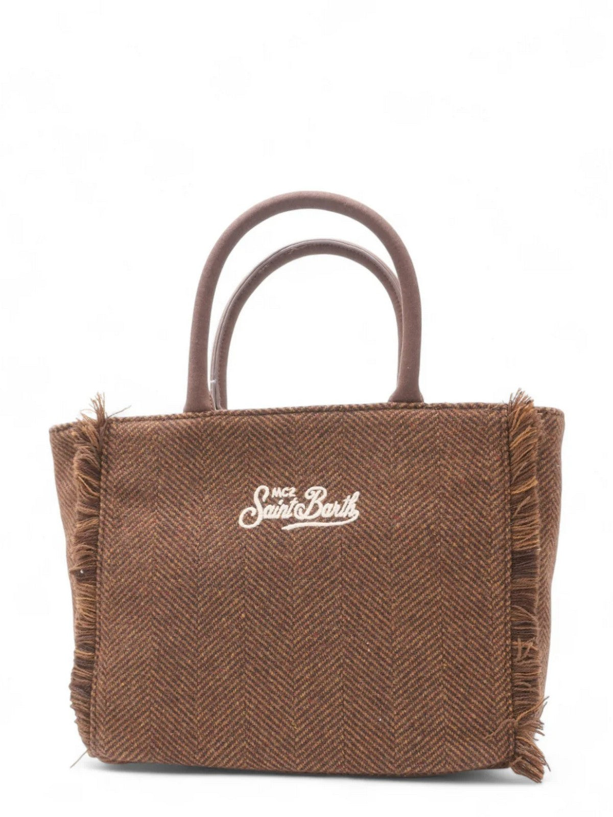 MC2 SAINT BARTH Borsa Donna  COLETTE WOOL 01352I HERRINGBONE 18 EMB