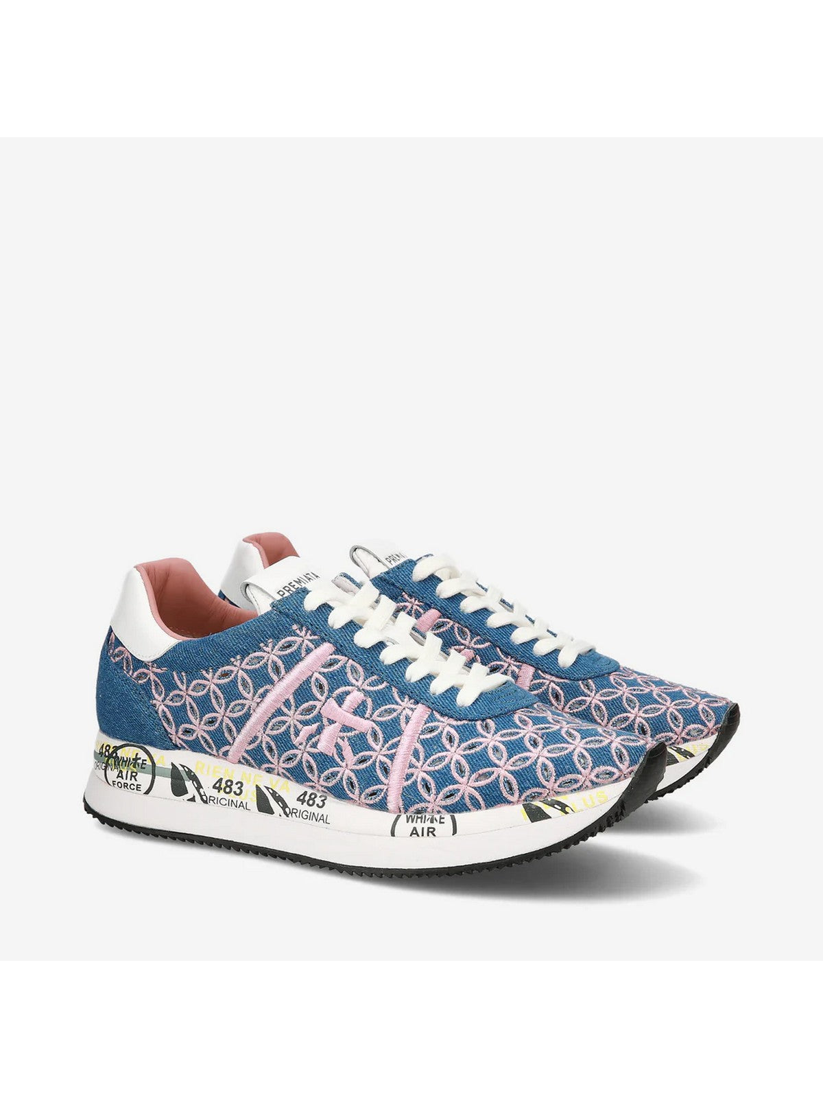 Baskets PREMIATA CONNY VAR 6708 bleues pour femmes