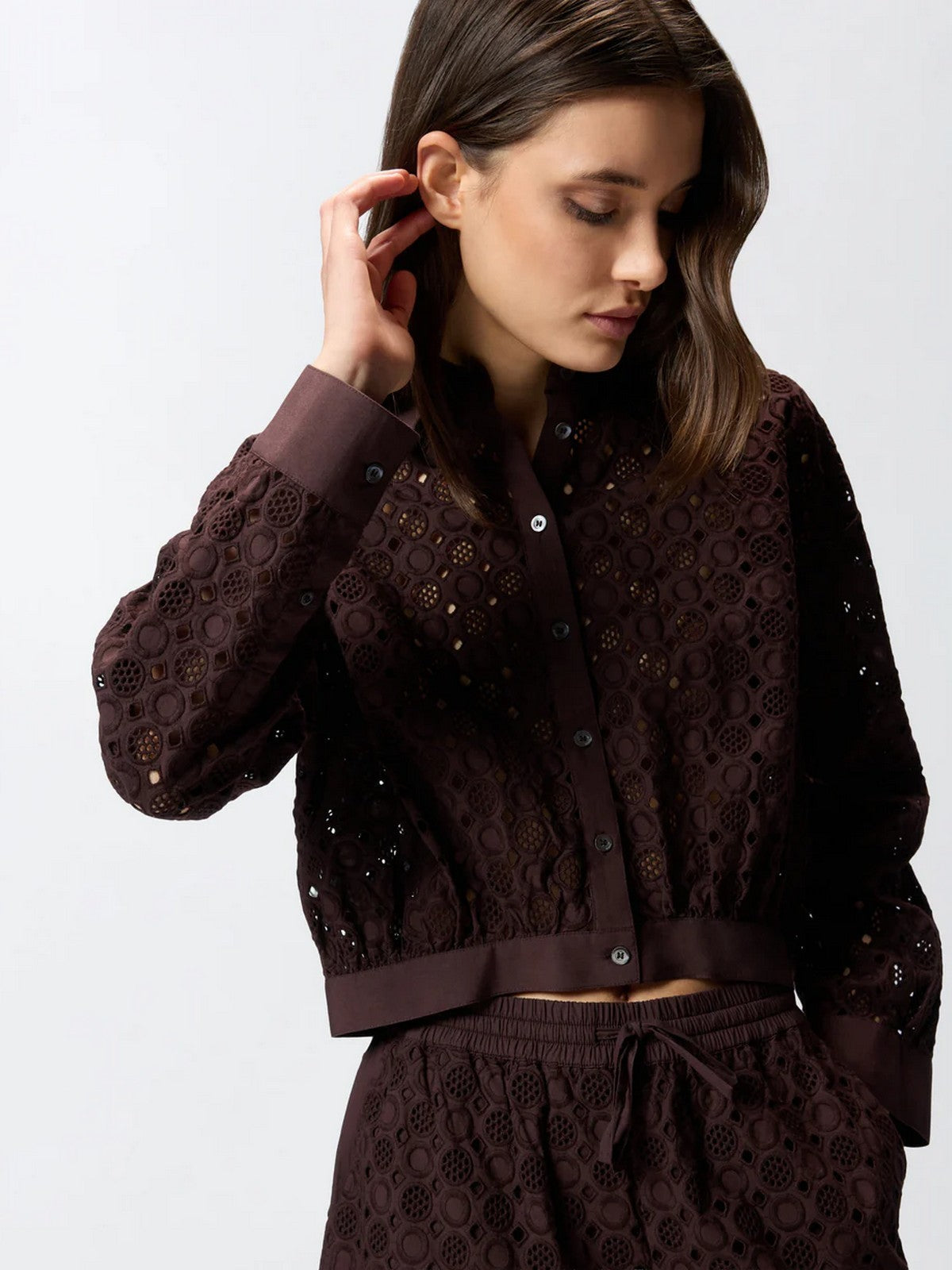 PINKO Camicia Donna CHARITA CAMICIA 106277-A35P M28 Marrone