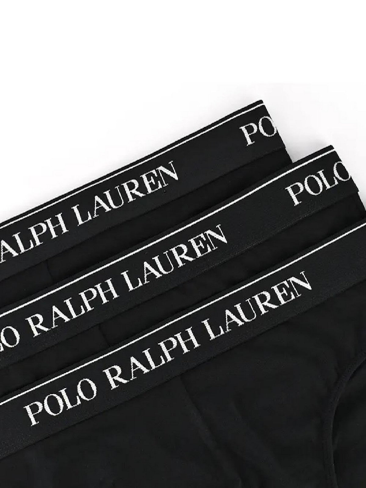 POLO RALPH LAUREN Slip Uomo LOW RISE BRF-3 PACK-BRIEF 714835884 002 3PK POLO BLK/POLO BLK/POLO BLK