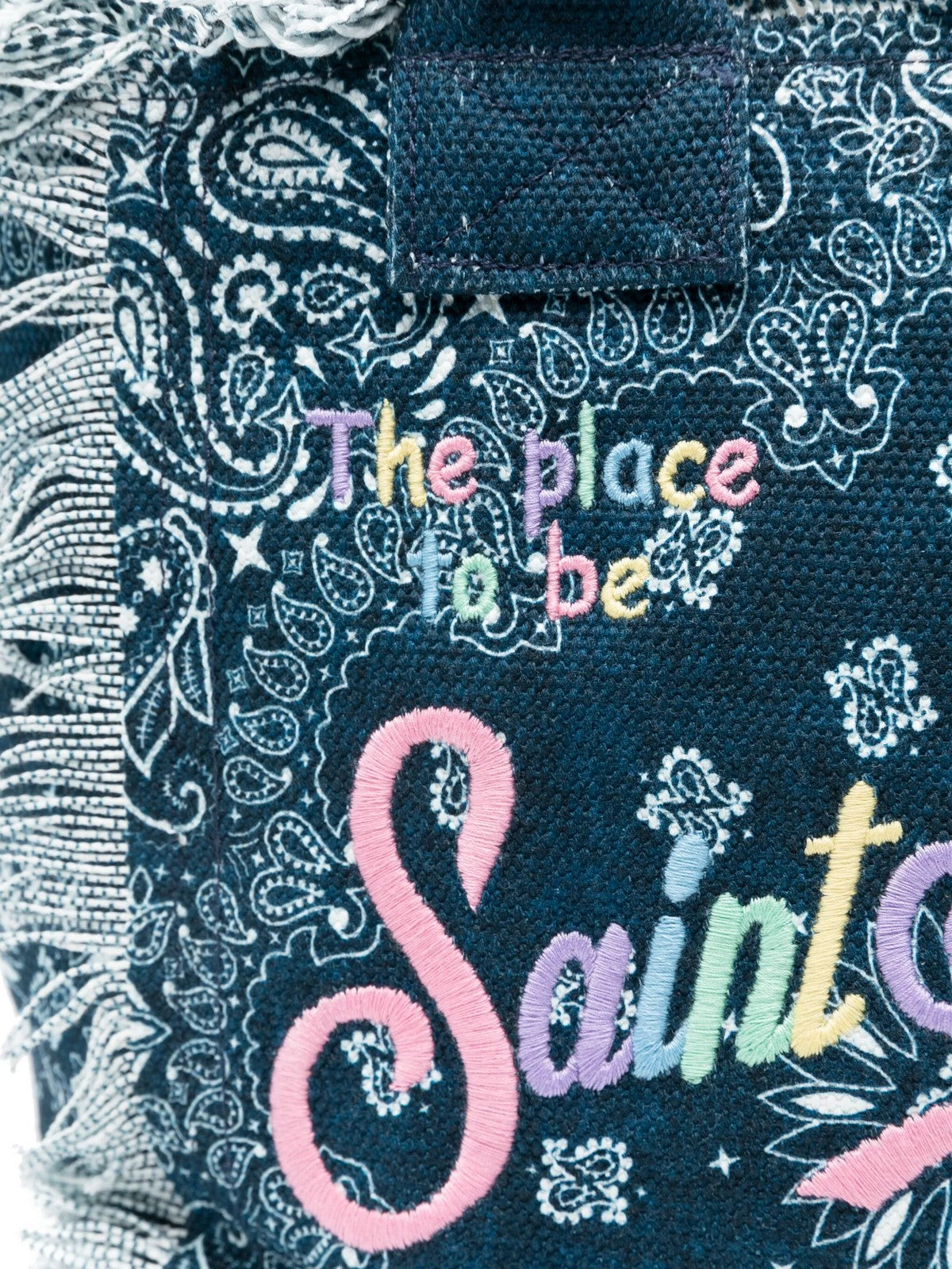 MC2 SAINT BARTH Borsa Donna  COLETTE 04119H BANDANNA ROUND PASTEL DEN EMB gioboutiqueweb