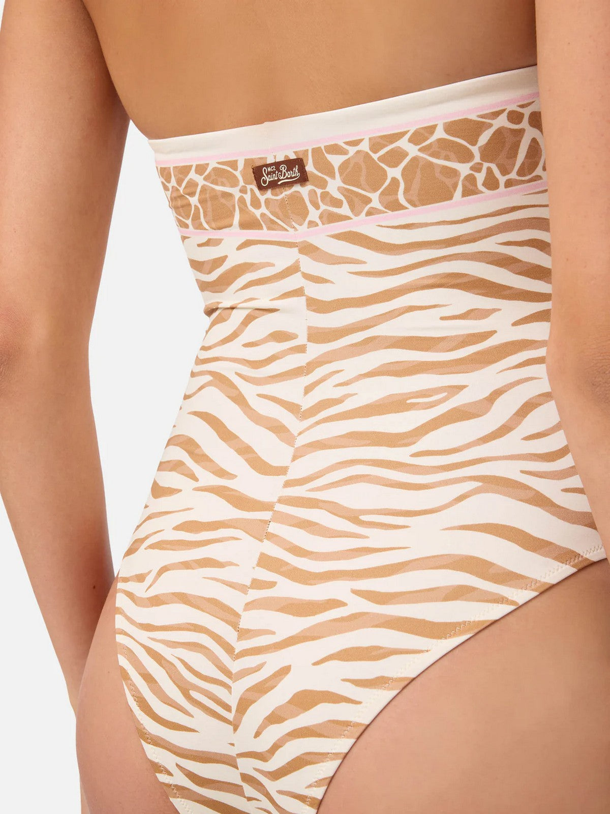 MC2 SAINT BARTH Costume da bagno Donna  MERYEM 09095L SAFARI SKIN 1019