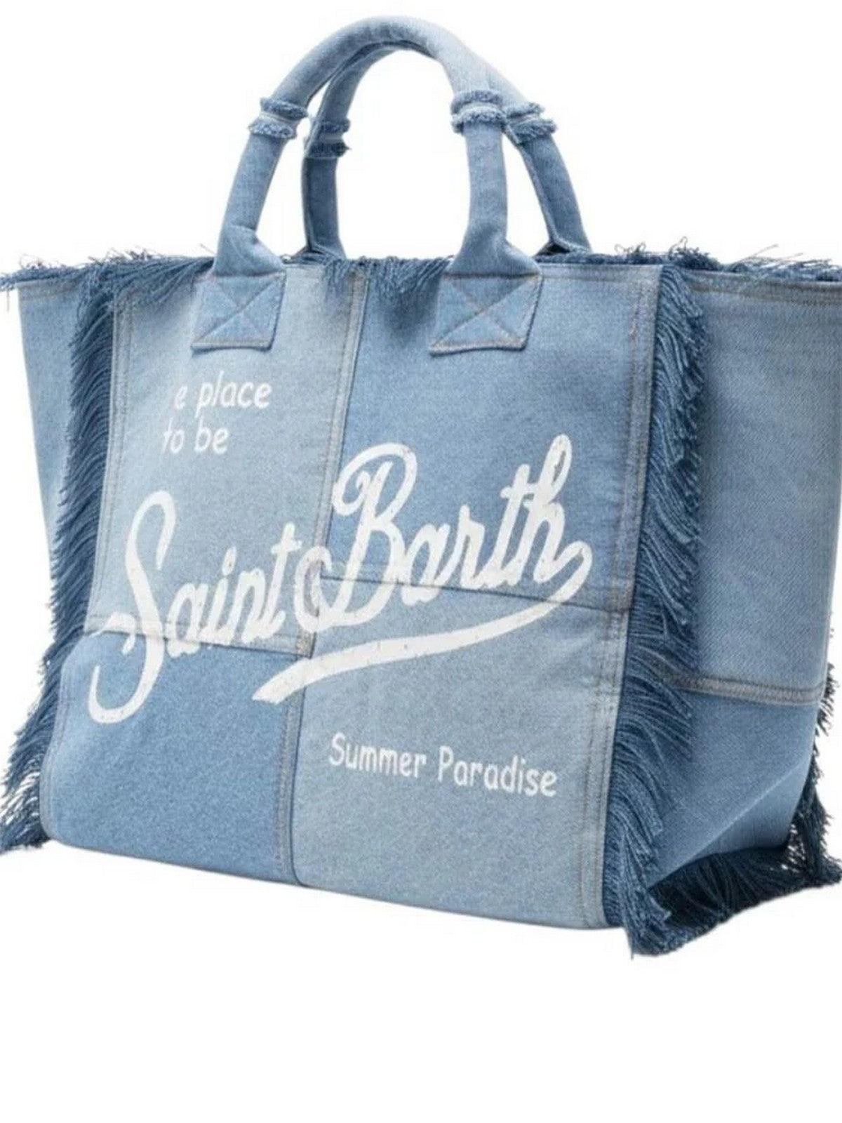 MC2 SAINT BARTH Borsa Donna  VANITY 00402L DENIM PATCHWORK