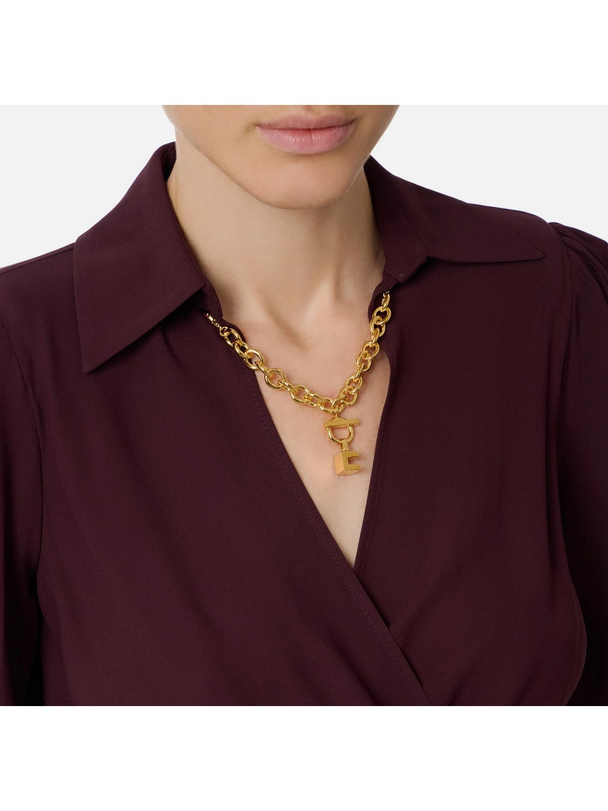 ELISABETTA FRANCHI Camicia Donna  CAT0256E2 EA4 MERLOT