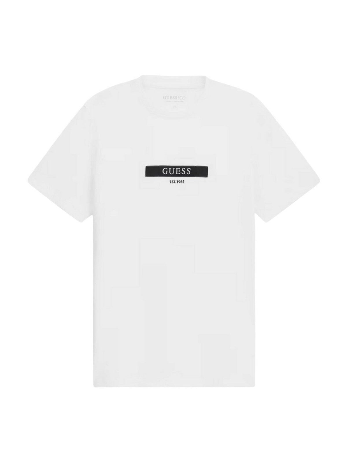 GUESS T-shirt Uomo SS CN LOGO BOX TEE M6RI17 J1314 G011 PURE WHITE