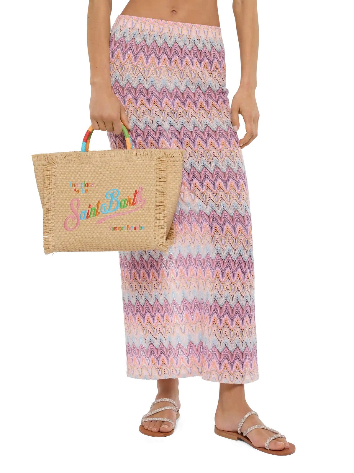 MC2 SAINT BARTH Borsa Donna  COLETTE STRAW N 02737L 11 MULTIC EMB gioboutiqueweb