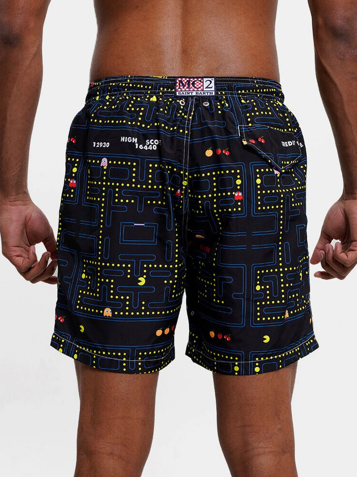 MC2 SAINT BARTH Costume da bagno Uomo  LIGHTING 04769H Nero gioboutiqueweb