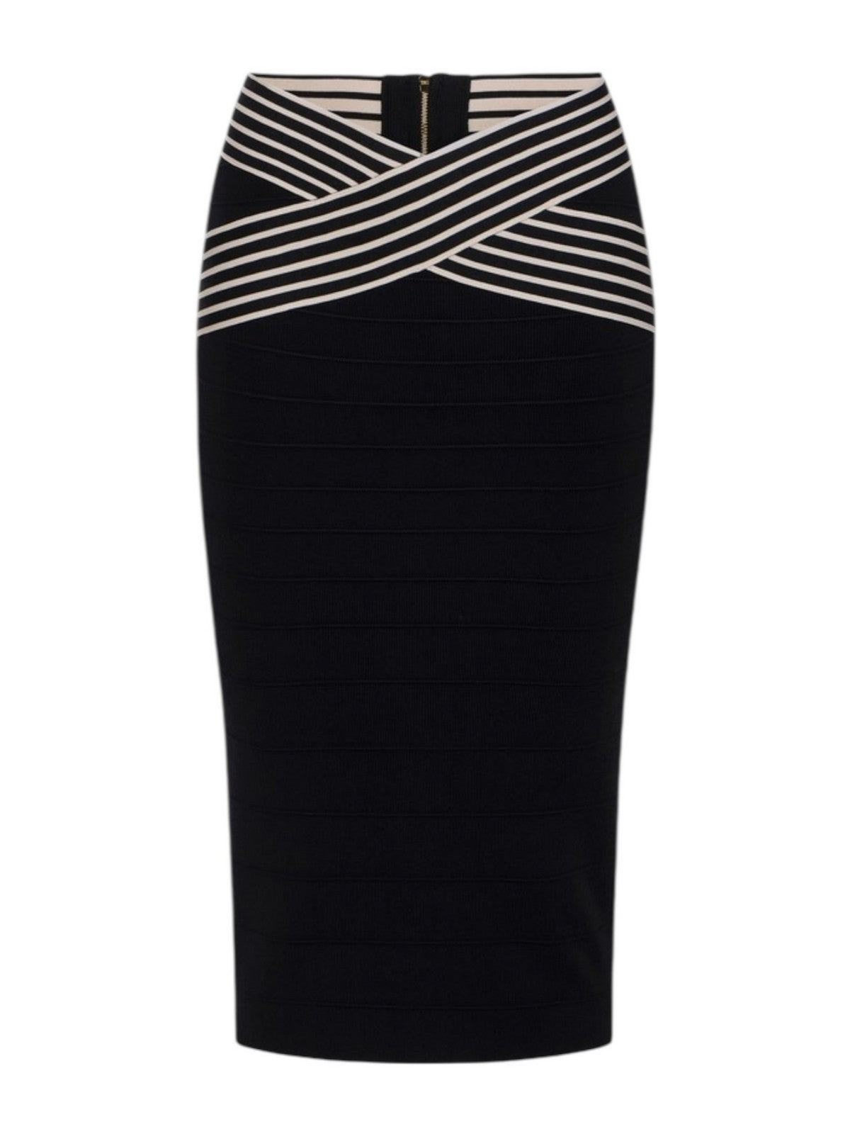 ELISABETTA FRANCHI Gonna Donna  GK16S61E2 685 NERO/BURRO