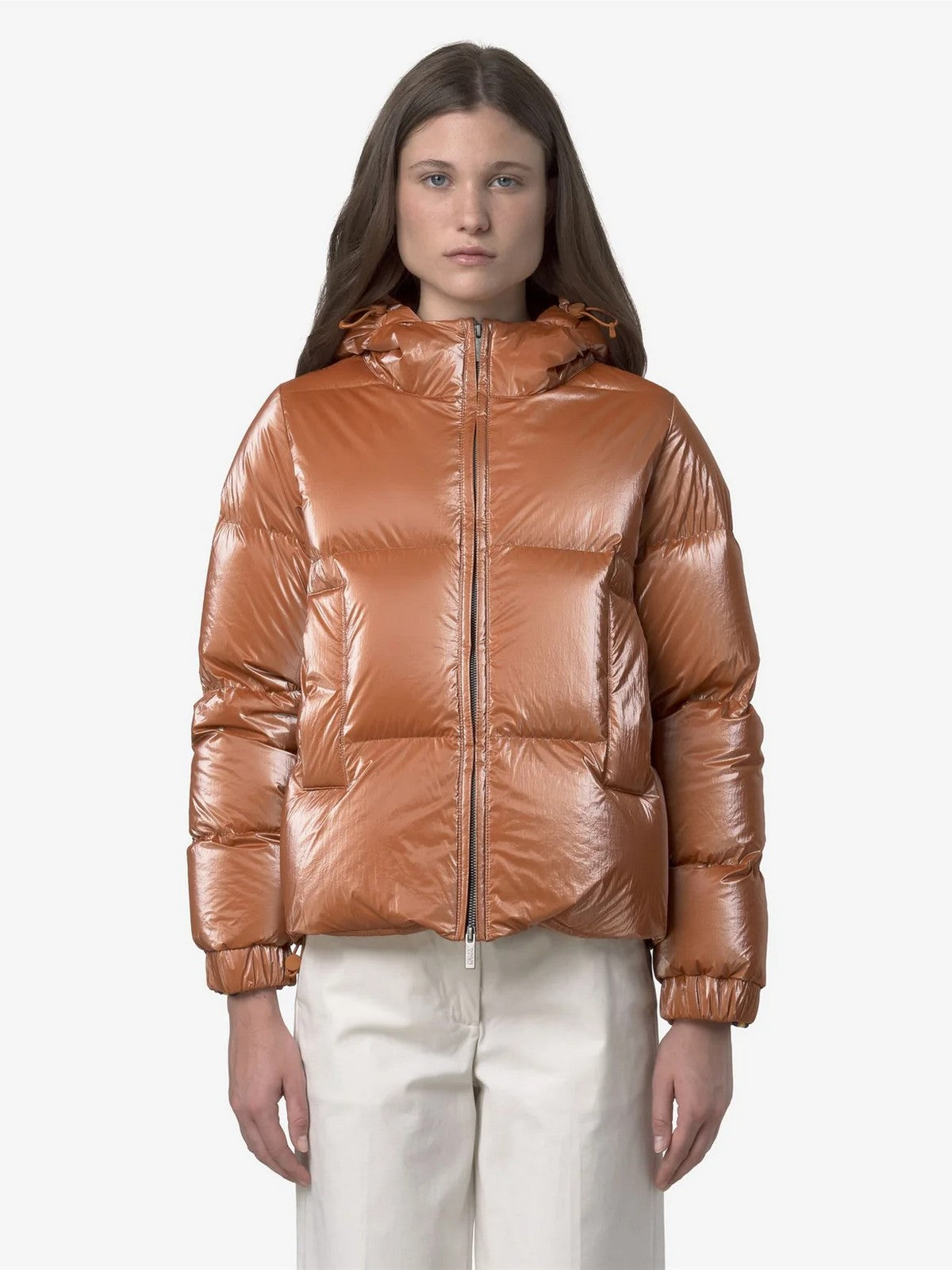 K-WAY Piumino Donna LETHILLE THERMO PEARLY K7136MW B3X ORANGE
