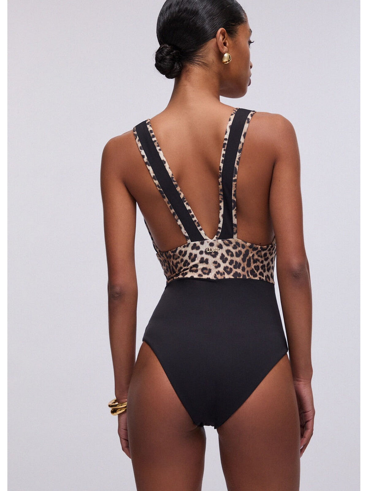 LIU JO BEACHWEAR Costume da bagno Donna  VA6008J6447 Y9908 Nero/animalier