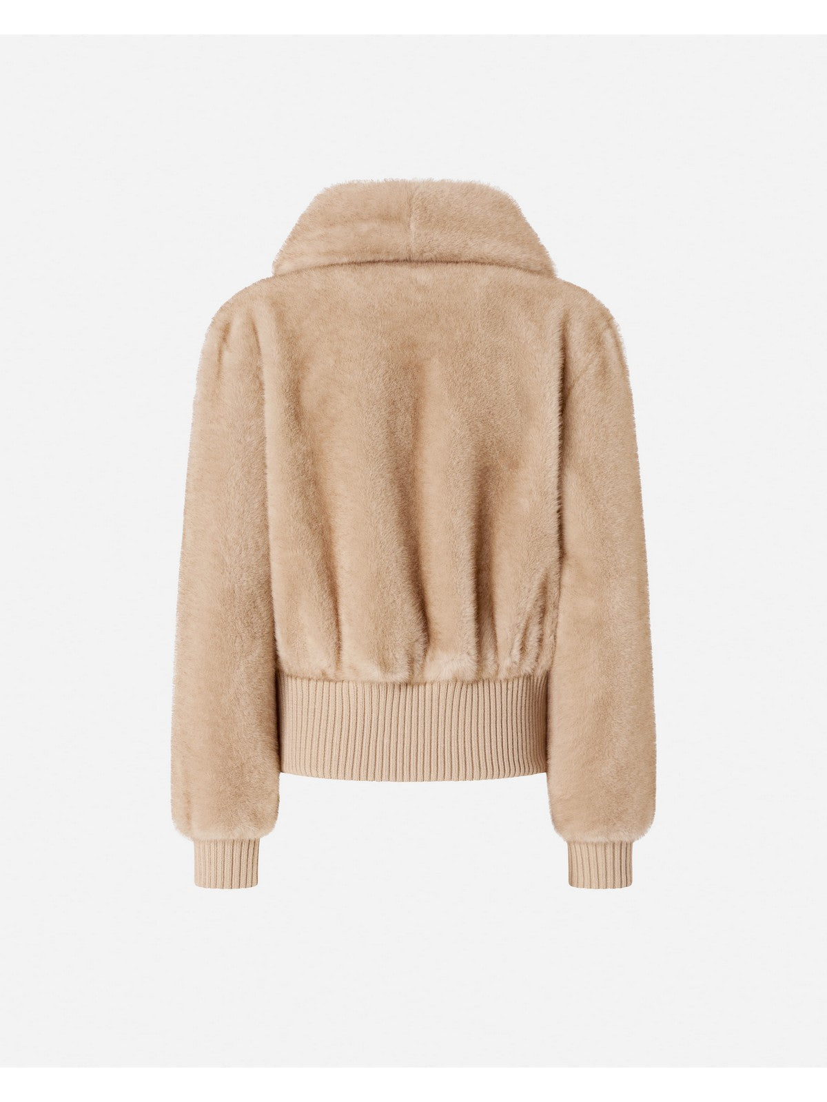 PINKO Pelliccia Donna BAGELS BOMBER 105399-A2PI C60 BEIGE-CHIARO DI LUNA