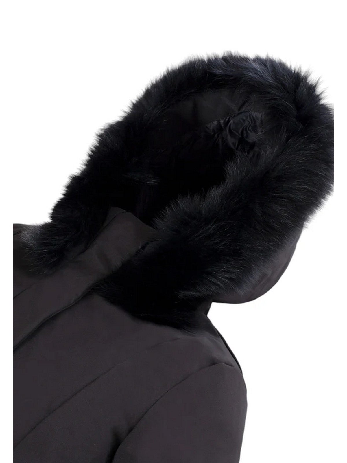 REFRIGIWEAR Cappotto Donna LADY TECH/1 FUR JACKET W99108 XT2429 G06000 Nero gioboutiqueweb