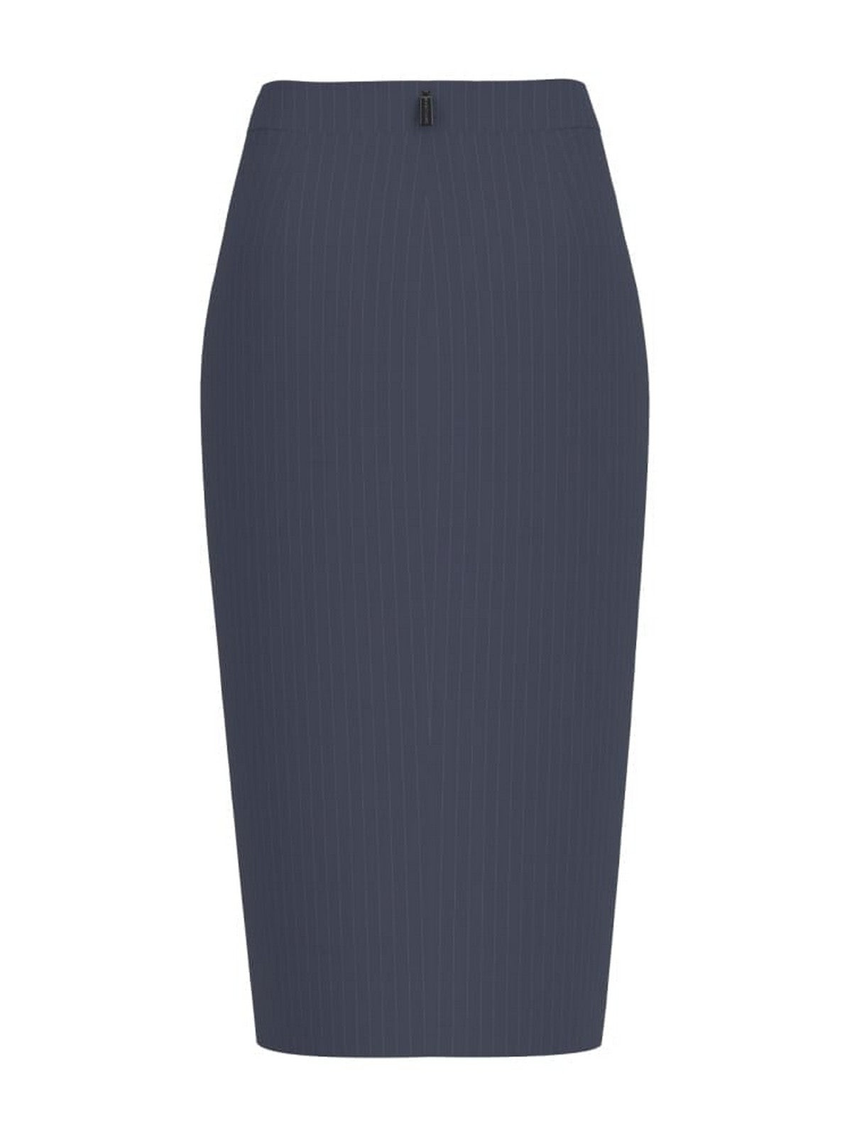 MARCIANO Gonna Donna NICLA SLIT MIDI SKIRT 6RGD09 7438A FBEK SUITING BLUE PINSTRI
